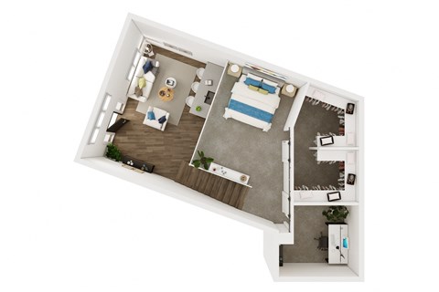 PIER, Live Work Loft, Open 1 Bed, 1 Bath L2 at Marina Square, Bremerton, WA